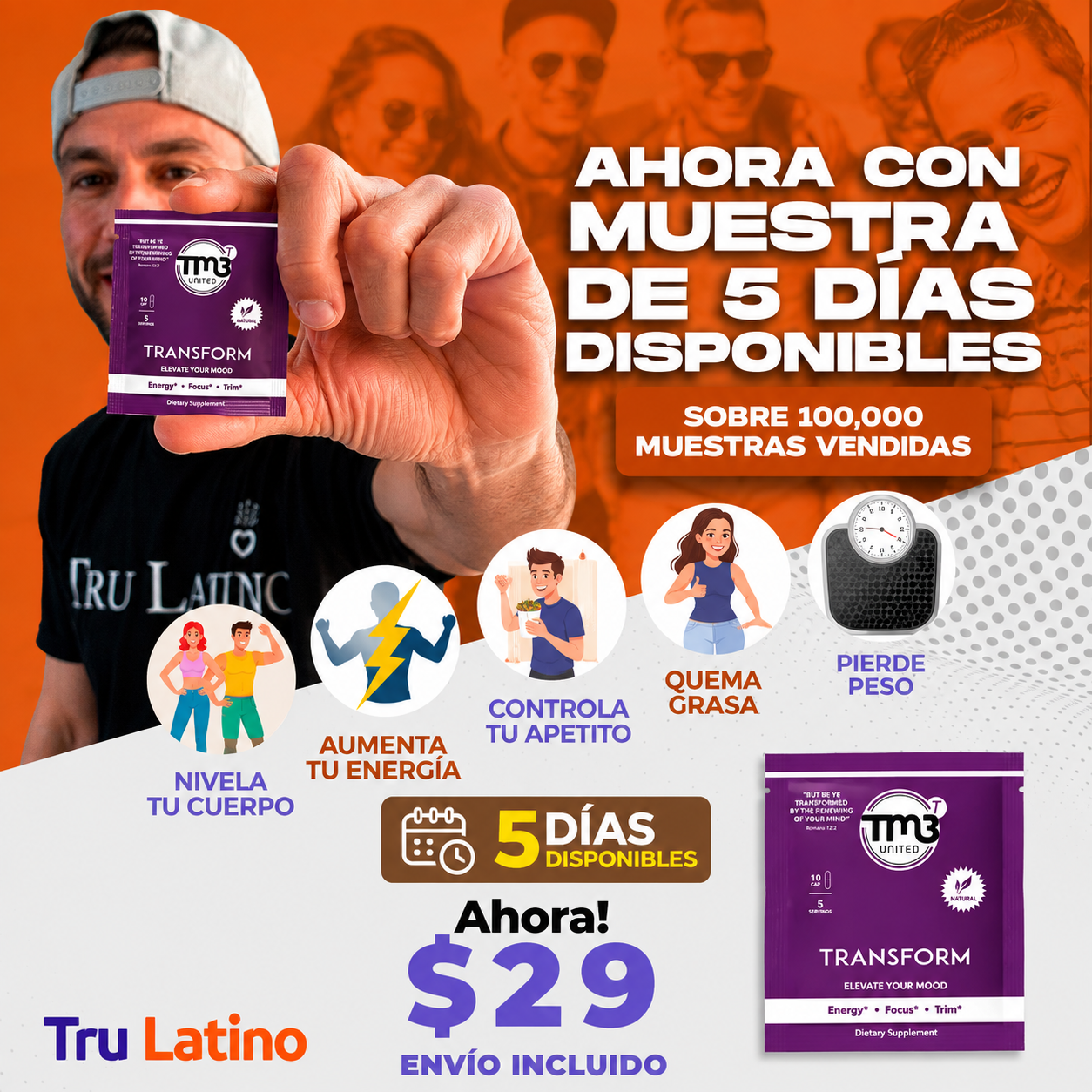 Truvy, Tru Latino, TM3, Transform, Truvy boost, tru control